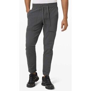 Lululemon Bowline Pants Men’s Medium Jogger Seersucker Graphite Grey - M5A09S